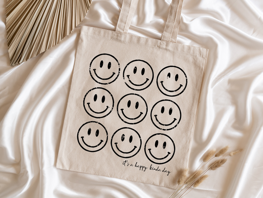 Its A Happy Kinda Day Tote Bag