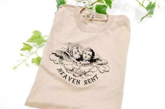 Heaven Sent Embroidered T-shirt